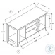 3567 Brown Oak 48" TV Stand