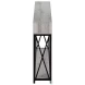 3572 Grey And Black Console Table