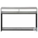 3572 Grey And Black Console Table