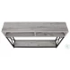 3572 Grey And Black Console Table