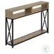 3573 Dark Taupe And Black Console Table