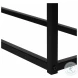 3582 Espresso And Black Console Table