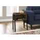 3583 Brown And Black 23" Accent Table
