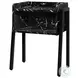 3590 Black 23" Accent Table