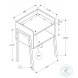 3594 White 23" Accent Table