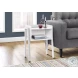 3594 White 23" Accent Table