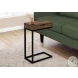 3602 Brown And Black Accent Table