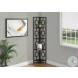 3612 Espresso And Black 62" Bookcase