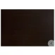 3635 Espresso And Black Metal 25" C Shaped Accent Table