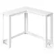 3656 White 36" Corner Sofa Table