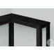 3657 Black 36" Corner Sofa Table