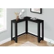 3657 Black 36" Corner Sofa Table