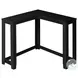 3657 Black 36" Corner Sofa Table
