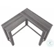 3658 Gray 36" Corner Sofa Table