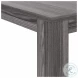 3658 Gray 36" Corner Sofa Table