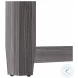 3658 Gray 36" Corner Sofa Table