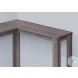 3658 Gray 36" Corner Sofa Table