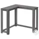 3658 Gray 36" Corner Sofa Table