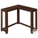 3661 Cherry 36" Corner Sofa Table