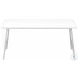 3790 White And Silver 40" Coffee Table