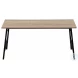 3792 Dark Taupe And Black 40" Coffee Table