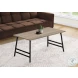 3792 Dark Taupe And Black 40" Coffee Table