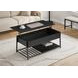 3820 Black Rectangular Lift Top Cocktail Table