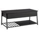 3820 Black Rectangular Lift Top Cocktail Table