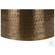 3915 Antique Copper Accent Table