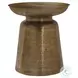 3915 Antique Copper Accent Table
