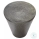 3924 Silver And Gray Accent Table