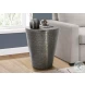 3924 Silver And Gray Accent Table
