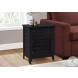 3951 Black 1 Drawer Accent Table