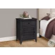 3951 Black 1 Drawer Accent Table