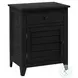 3951 Black 1 Drawer Accent Table