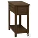 3953 Espresso 1 Drawer Accent Table