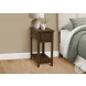 3953 Espresso 1 Drawer Accent Table