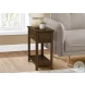 3953 Espresso 1 Drawer Accent Table