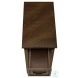 3955 Walnut Brown 1 Drawer Accent Table
