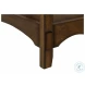 3955 Walnut Brown 1 Drawer Accent Table