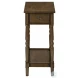3957 Espresso 1 Drawer Accent Table