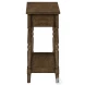 3957 Espresso 1 Drawer Accent Table