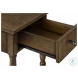 3957 Espresso 1 Drawer Accent Table