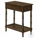 3957 Espresso 1 Drawer Accent Table