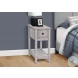 3963 Washed Gray 1 Drawer Accent Table