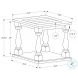 3970 Espresso Accent Table