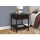 3976 Walnut 1 Drawer Accent Table