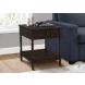 3976 Walnut 1 Drawer Accent Table