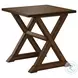 3988 Walnut Accent Table