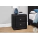 5603 Black 21" Nightstand